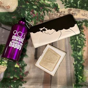 3 piece wallet water bottle card holder bundle